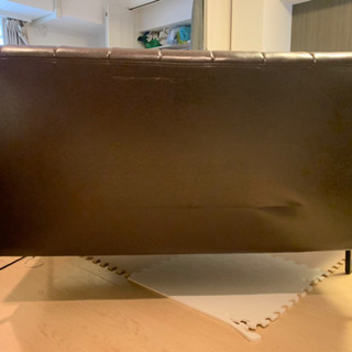 ニトリ購入2人掛けソファーの画像