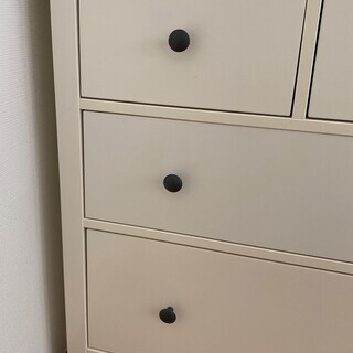 IKEA HEMNES ヘムネス チェスト 美品（引き出し×8）, ホワイトステイン 白