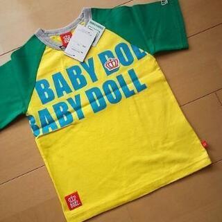 新品レッツエンジョイＴシャツ黄110ベビドBABYDOLLベビードールの画像