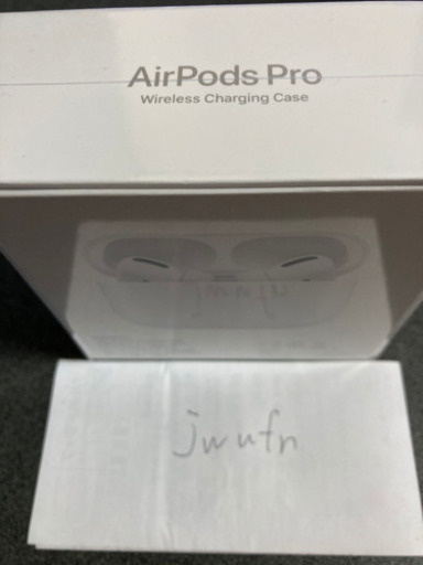 新品未開封/Apple エアポッドpro/ワイヤレスイヤホン/ワイヤレス充電ケース付属