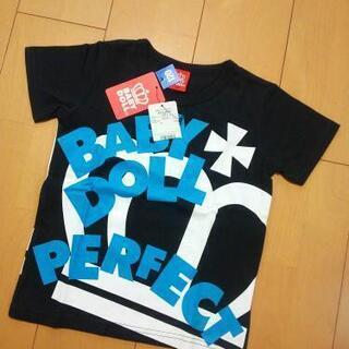 新品PERFECTTシャツ黒120ベビードールBABYDOLLベビドの画像