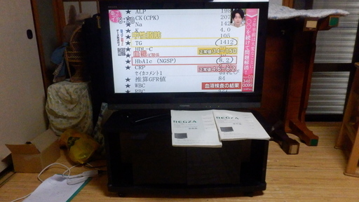 REGZA32型　（録画機能内蔵）
