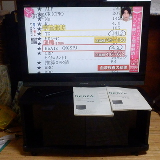 REGZA32型　（録画機能内蔵）