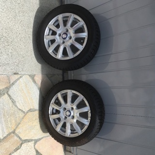 スタッドレスタイヤ付きホイール 155-65 R14