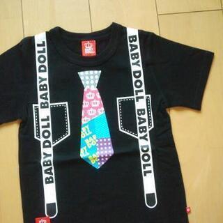 新品ネクタイＴシャツ黒80ベビードールBABYDOLLベビドの画像