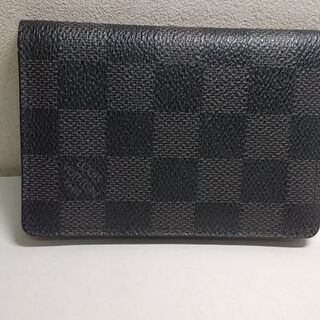 【ルイヴィトン】ダミエ　グラフィットオーガナイザーの「名刺入れ」新品同様品です❗