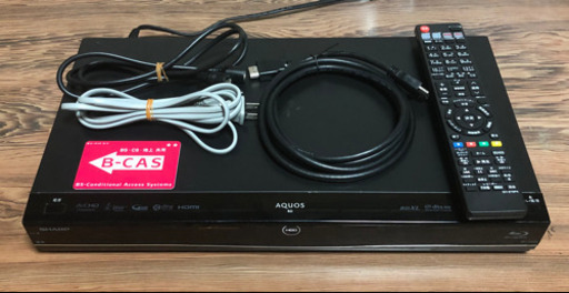 SHARP AQUOSブルーレイレコーダー BD-S560 新品HDDに換装済み