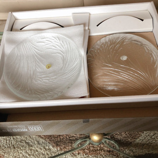 ◇新品 未使用　HOYAガラス皿5枚セット