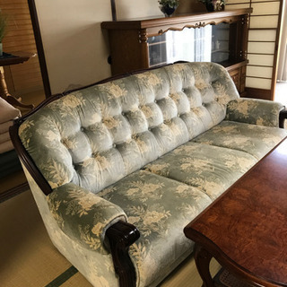 【お値下げ】カリモク　ソファー、テーブル4点セット