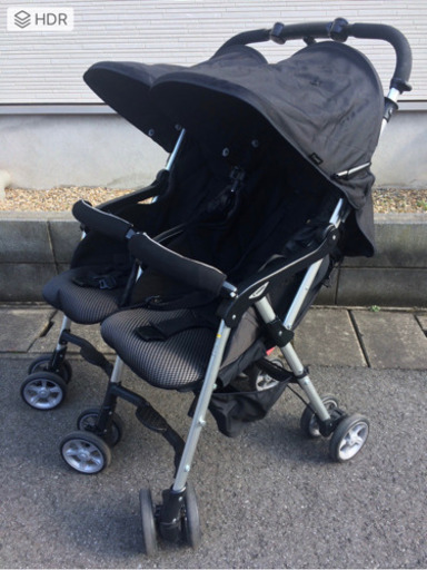 【譲り先決まりました】【再値下げ】双子・年子　ベビーカー  コンビ　ツインスピンGC