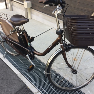 地域限定 パナソニック ビビ DX 2020年 新基準 子供乗せ 茶 アシスタ