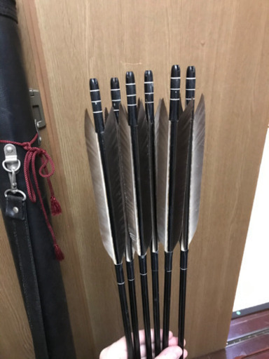 弓道　矢・矢筒セット