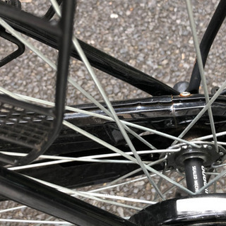 【取引中】アサヒ　普通の自転車　黒　ママチャリの画像
