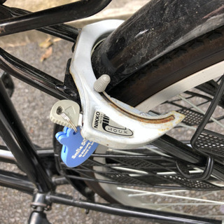 【取引中】アサヒ　普通の自転車　黒　ママチャリの画像