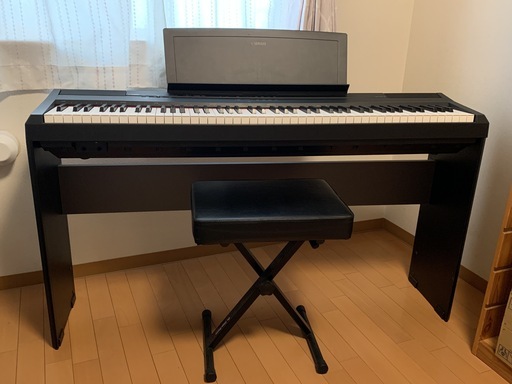 YAMAHA 電子ピアノ P-105 椅子＆スタンド＆ペダル付 取りに来られる方