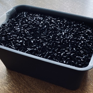 アイロンビーズ パーラービーズ 黒 5mm 1.5kg 手芸　ホ...