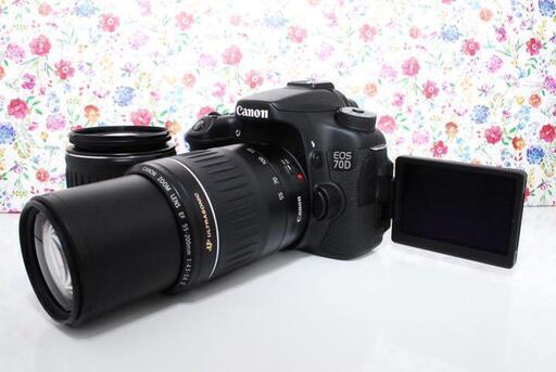 ★全国発送対応★【王道の大人気！】Canon 70D ダブルレンズセット