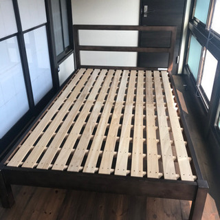 無印良品　セミダブルベッドフレーム　配達要相談