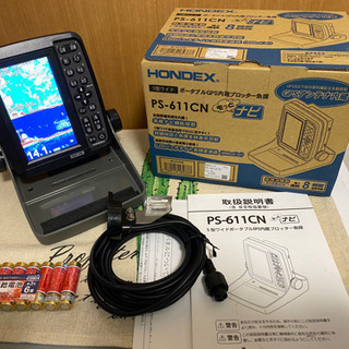 ホンデックス魚探 使用浅 美品