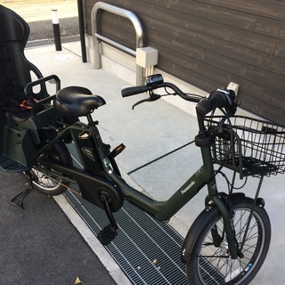 地域限定送料無料 パナソニック ギュットアニーズ 三人乗り 子供乗せ 8