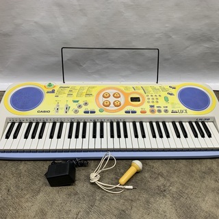 美品 カシオ 光ナビゲーション キーボード LK-38 専用マイ...