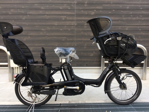 地域限定　ブリヂストン　アンジェリーノプティット　新基準　三人乗り　20インチ　黒　ギュットミニ　キッスミニ　神戸市　電動自転車