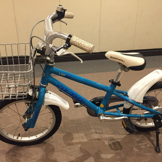 ルイガノ16インチ 水色キッズ自転車