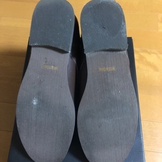 値下げしました。nano・universe (ナノ・ユニバース) レザー ショートブーツ(26cm)の画像