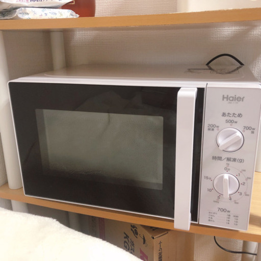 「値下げ」Haier 電子レンジ50hz (17年製)