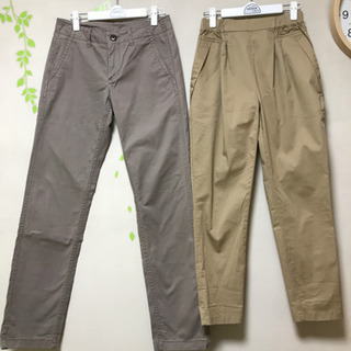 ロングパンツ2枚　ユニクロ/レイカズン