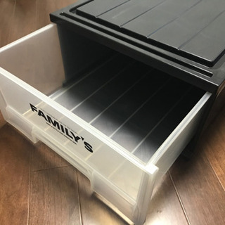 受渡し予定者決定　ファミリーケース　収納ケース　除菌シートで拭き...