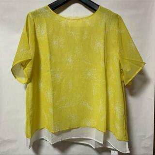 新品未使用 ❁イエローシアートップス