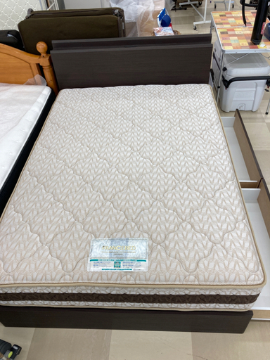 ニトリ+フランスベッド ダブルベッド