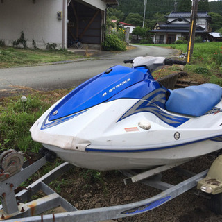 ジェットスキートレーラー付き