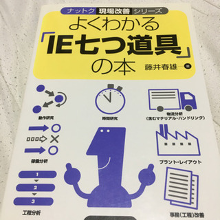 IE7つ道具・量、納期管理7つ道具　2冊セット　現場改善、現場実践シリーズ　日刊工業新聞社　現場管理者必須！の画像
