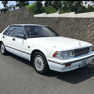 Y31 セドリック ブロアムVIP 車検令和3年1月 無事故 3000cc ターボ 白 ハードトップ エアサス実走行 PAY31 ハイソ 旧車 ネオクラ グロリア シーマ の画像