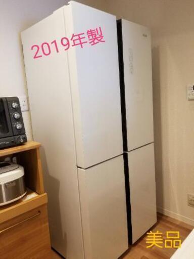 決まりました！【美品】ハイアール 　2019年製　4ドア大型冷蔵庫