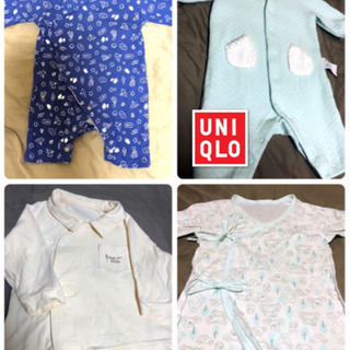 【あげます】新生児サイズ服　ユニクロ　combi miniなど