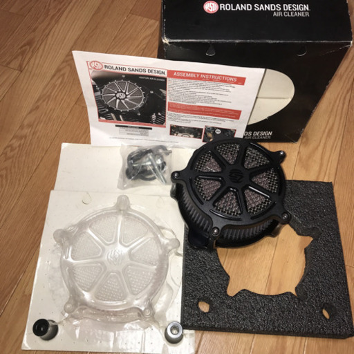 ROLAND SANDS DESIGN ローランドサンズデザイン RSD 0206-2074-SMB RSD VENTURI AIRCLEANER MORRIS BLK RD5091