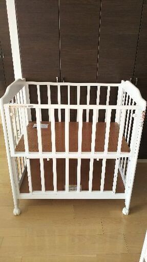 KATOJIミニベビーベッド（ホワイト）