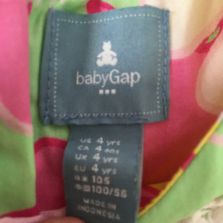夏にぴったり‼️美品‼️Gap kids♡花柄ワンピース 100㎝ の画像