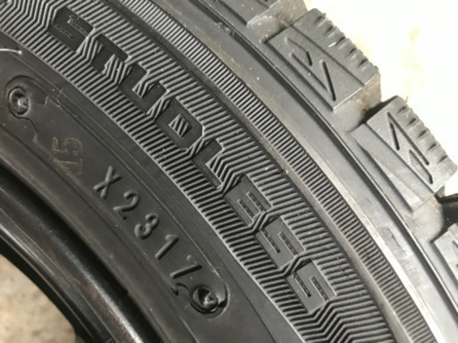 シーズン前に　超バリ溝　155 65 13 スタッドレスホイールセット