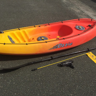 バイキングカヤック オージー Ozzie パドル・ロッドホルダー・フラッグ付き カヤックフィッシング用 浜名湖・三河湾 に最適の画像