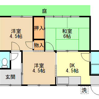 値下げしました!!　貸家３DK！　上下水道料金無料^^/