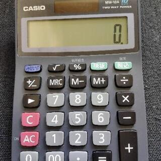 電卓 casio MW-10A 美品
