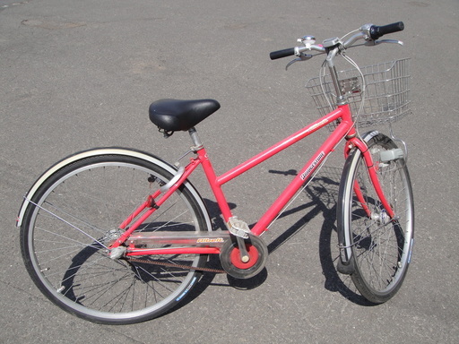 ブリヂストン Albelt アルベルト SQ Tech 27インチ シティサイクル　3段切替　ライト カゴ カギ付き　自転車