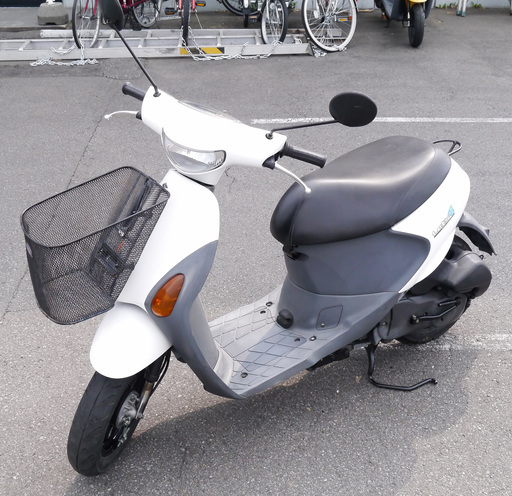 原付 バイク スズキ SUUKI 50CC レッツ４ 白色 原チャリ 整備済み 39TOP