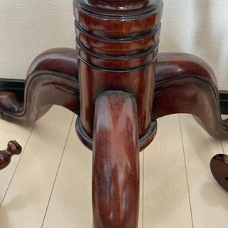 美品　ポールスタンド　木製　ウッド　の画像