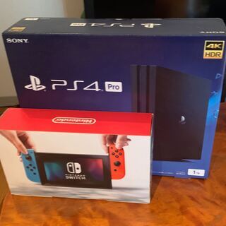 【中古品】PS4 Pro 1TB&任天堂SWITCHの画像