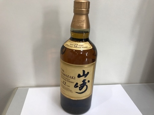 未開栓！新品！箱付き　山崎12年　サントリーウィスキー　山崎12年